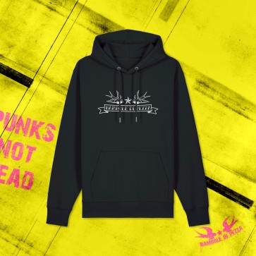 Felpa LOGO OLD SCHOOL, Bambole di Pezza, Nera, Unisex