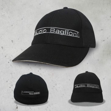 CAPPELLO RETTANGOLO NERO CLAUDIO BAGLIONI