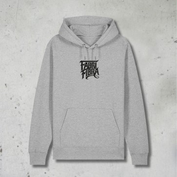 Hoodie, LOGO CARTOON, Fabri Fibra, Unisex, Grigia