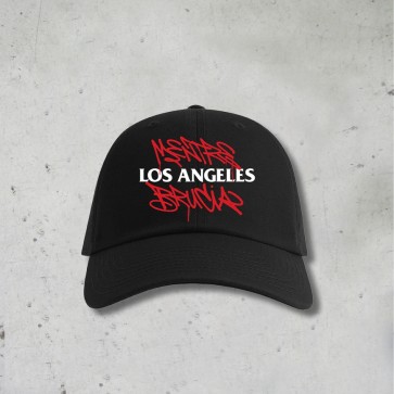Cappello baseball, MENTRE LOS ANGELES BRUCIA, Fabri Fibra, Unisex, Nero