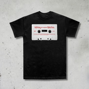 T-shirt CASSETTA MLAB, Fabri Fibra, Unisex, Nero