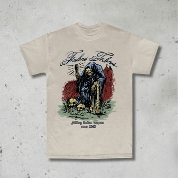 T-shirt DEVIL R.I.P RAPPERS, Fabri Fibra, Unisex, Sand