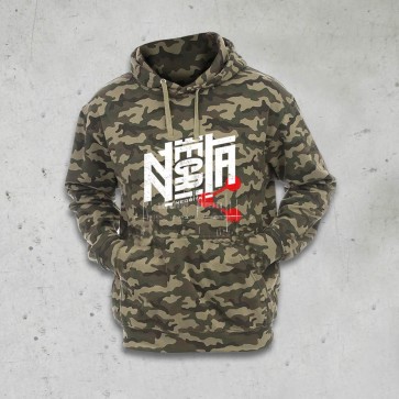 FELPA ATOMO 2018 CAMOUFLAGE - NEGRITA