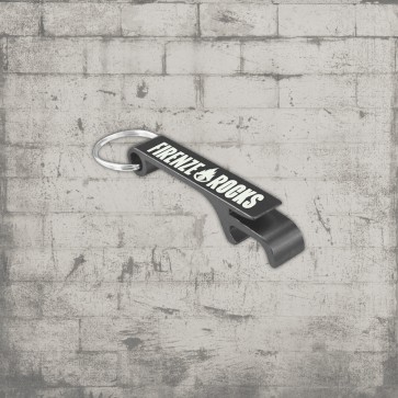 Apribottiglie portachiavi con LOGO, Nero, FIRENZE ROCKS