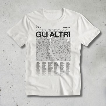 T-Shirt GLI ALTRI - MARRACASH, Unisex, Bianca