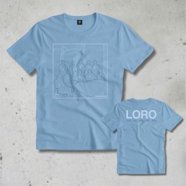 T-Shirt LORO MARRACASH, Unisex, Sky Blue Marracash