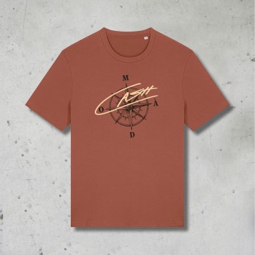 T-shirt CASH, Modà, Unisex, Rust