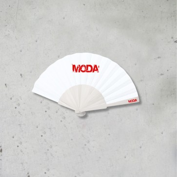 Ventaglio MODA' LOGO, Modà, bianco