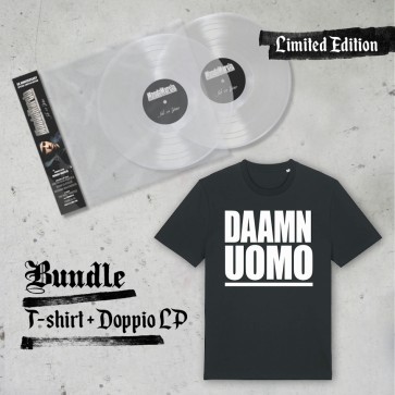 Bundle T-shirt DAAMN UOMO + DOPPIO VINILE SOLO UN UOMO, Mondo Marcio