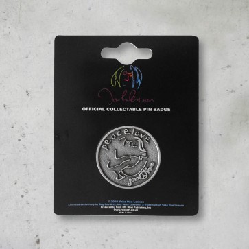 SPILLA METALLO PEACE LOVE JOHN LENNON