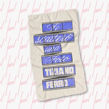 Maxi foulard TI SCATTERO' UNA FOTO, Tiziano Ferro
