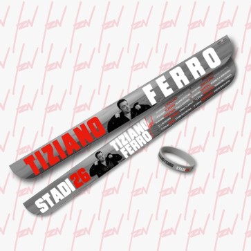 Fascetta EVENTO DATE + Bracciale silicone, Tiziano Ferro