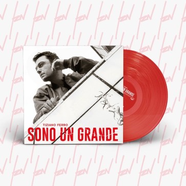 LP rosso SONO UN GRANDE, Tiziano Ferro