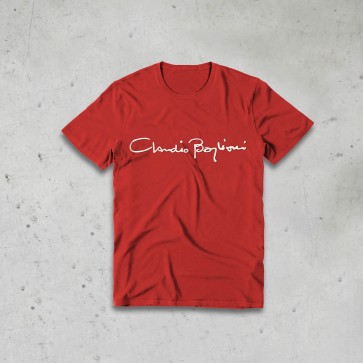 T-SHIRT BIMBO AUTOGRAFO ROSSO CLAUDIO BAGLIONI