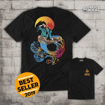 T-SHIRT BURNING MAN 2019 - FIRENZE ROCKS
