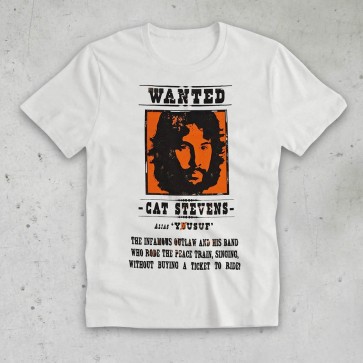 T-SHIRT WANTED CAT STEVENS