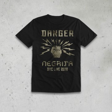 T-SHIRT BIMBO 9/11 ANNI DANGER 2018 - NEGRITA
