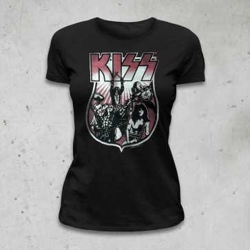T-SHIRT DONNA SHIELD KISS