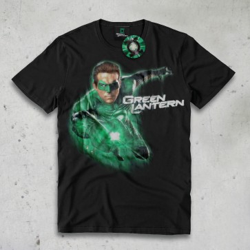 T-SHIRT GLOWING RING GREEN LANTERN