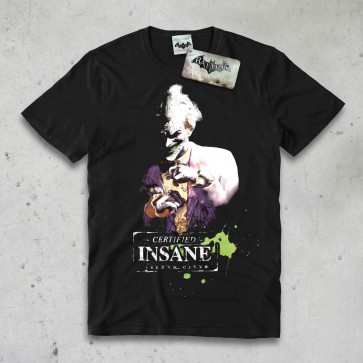 T-SHIRT JOKER INSANE BATMAN