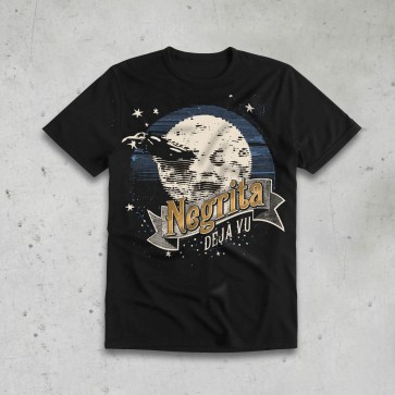 T-SHIRT MOON NEGRITA