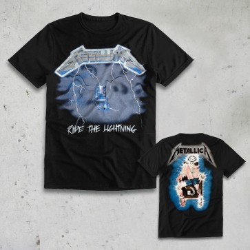 T-SHIRT RIDE THE LIGHTNING METALLICA