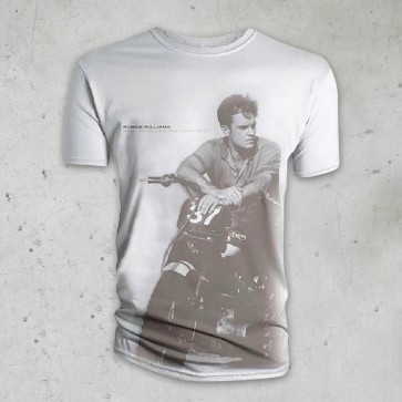 T-SHIRT BIG PRINT BIKE ROBBIE WILLIAMS