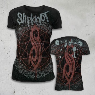 T-SHIRT DONNA GIANT STAR SLIPKNOT  "R&R"