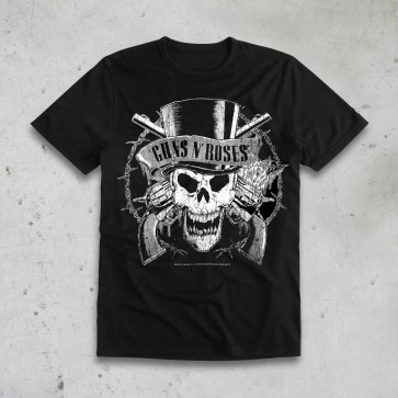 T-SHIRT TOP HAT GUNS N'ROSES