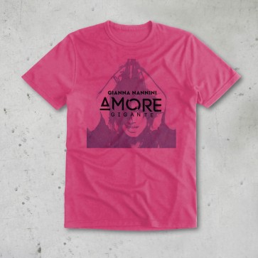 T-SHIRT UOMO COVER FUCSIA - GIANNA NANNINI
