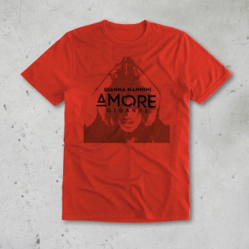 T-SHIRT UOMO COVER ROSSA - GIANNA NANNINI