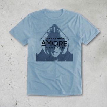 T-SHIRT UOMO COVER AZZURRA - GIANNA NANNINI