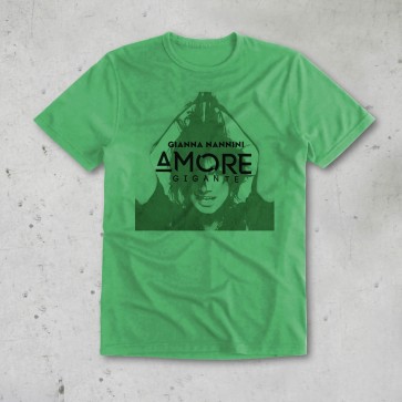 T-SHIRT UOMO COVER VERDE - GIANNA NANNINI