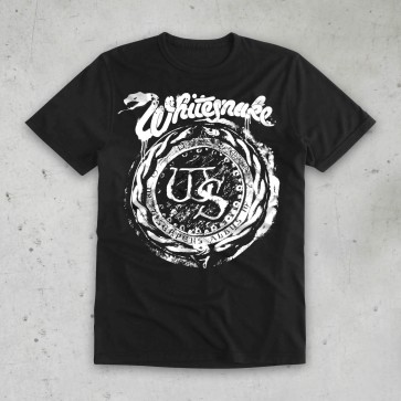 T-SHIRT STENCIL WHITESNAKE