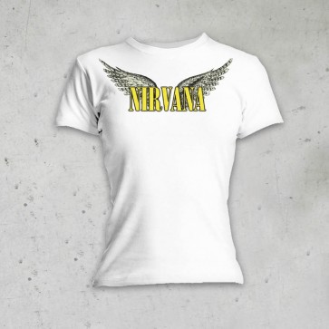 T-SHIRT DONNA WINGS NIRVANA
