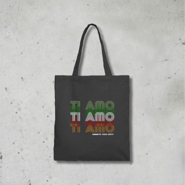 Shopper TI AMO, Dark Grey, Umberto Tozzi