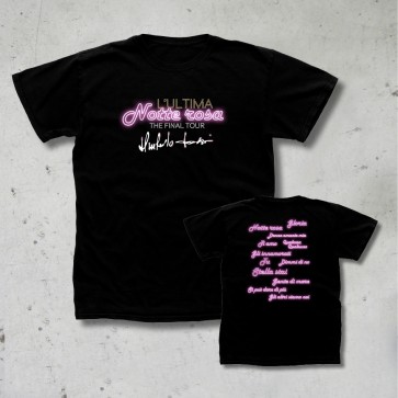 T-shirt NOTTE ROSA Locandina, Umberto Tozzi