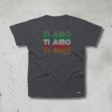 T-shirt TI AMO, Dark Grey, Umberto Tozzi