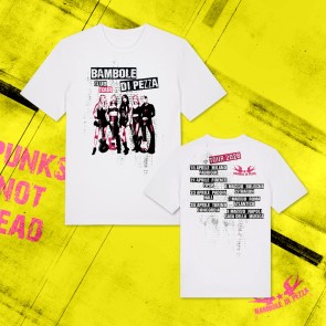 T-shirt CLUB TOUR 26, Bambole di Pezza, Bianca, Unisex