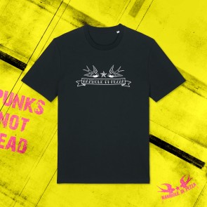 T-shirt LOGO OLD SCHOOL, Bambole di Pezza, Nera, Unisex
