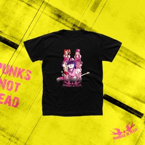 T-shirt bimbo/a COMICS DIRTY BANDIDAS - BAMBOLE DI PEZZA