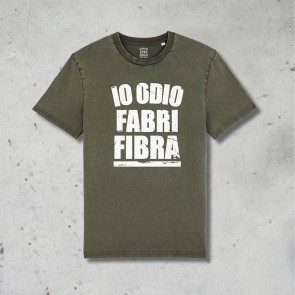 T-shirt IO ODIO FABRI FIBRA, Unisex, Dyed Khaki 