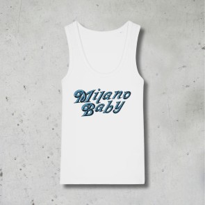 Canotta MILANO BABY, Fabri Fibra, Donna, Bianca