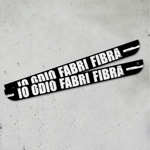FASCETTA IO ODIO FABRI FIBRA, Fabri Fibra, Nero