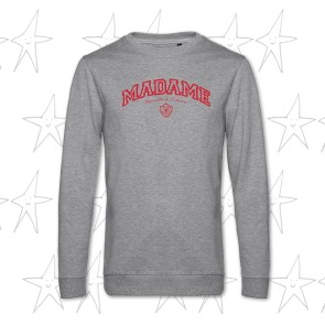 Felpa COLLEGE - MADAME, Unisex, Grigia