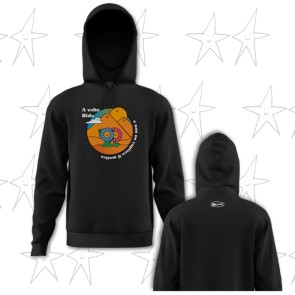 Felpa FIORI A VOLTE RIDO - MADAME, Unisex, Nera