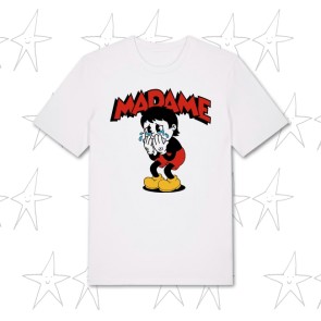 T-shirt TOPOLINO, Unisex, Bianco , Madame