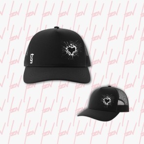 Cappello CUORE ROTTO, nero, Tiziano ferro