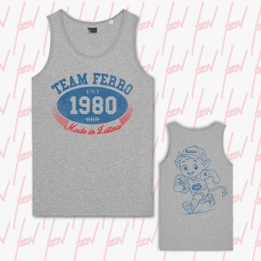 Canotta TEAM FERRO 1980, Tiziano Ferro, Unisex, Grigio