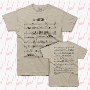 T-shirt SERE NERE, Tiziano Ferro, Unisex, Beige